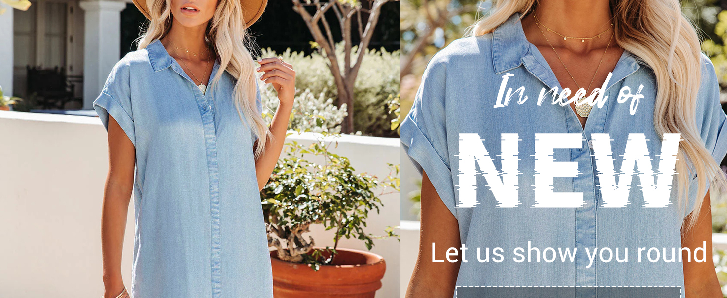 denim dress