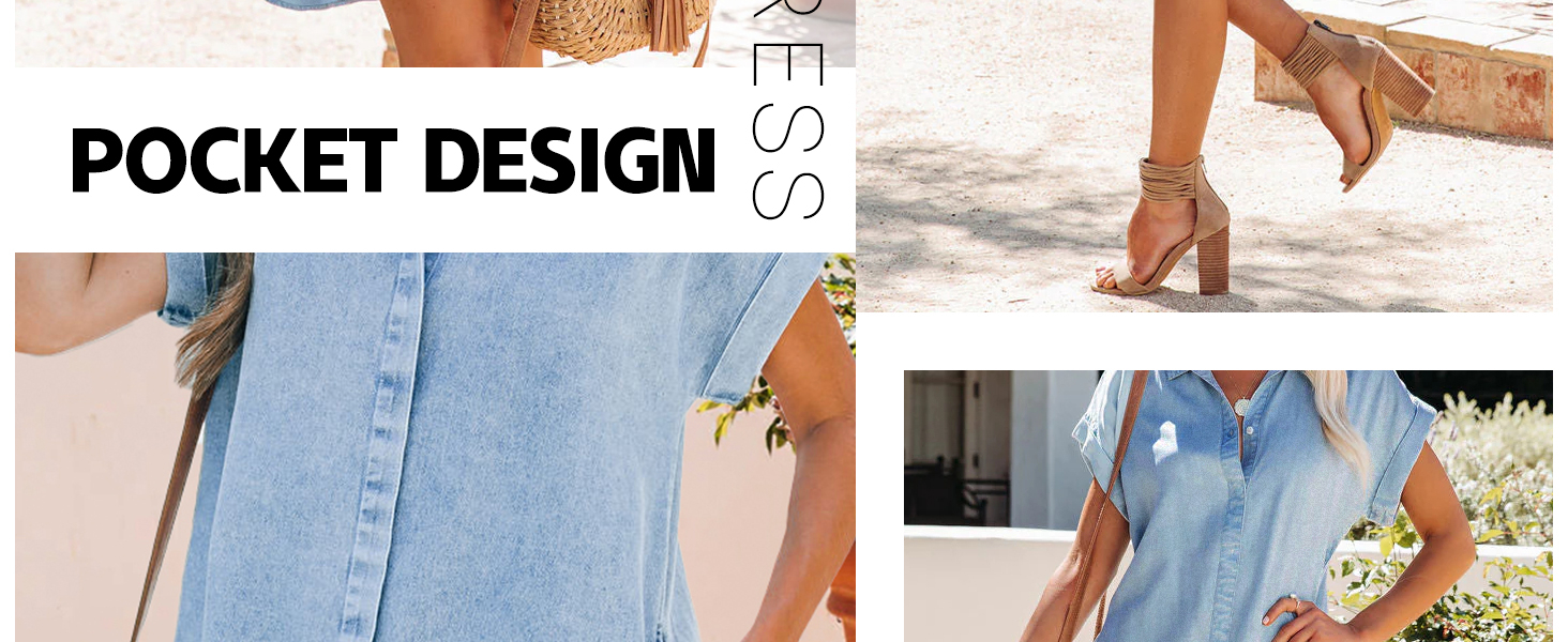 denim dresses for women 2024