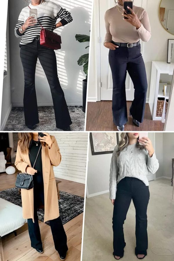 KDF Flare Jeans for Women Women's Bootcut Bell Bottom Jeans High Waisted Stretch Slimming Bell Bottoms Jeans - Image 5