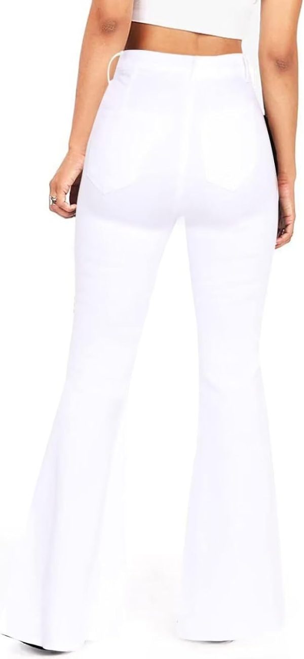 KDF Flare Jeans for Women Women's Bootcut Bell Bottom Jeans High Waisted Stretch Slimming Bell Bottoms Jeans - Image 17