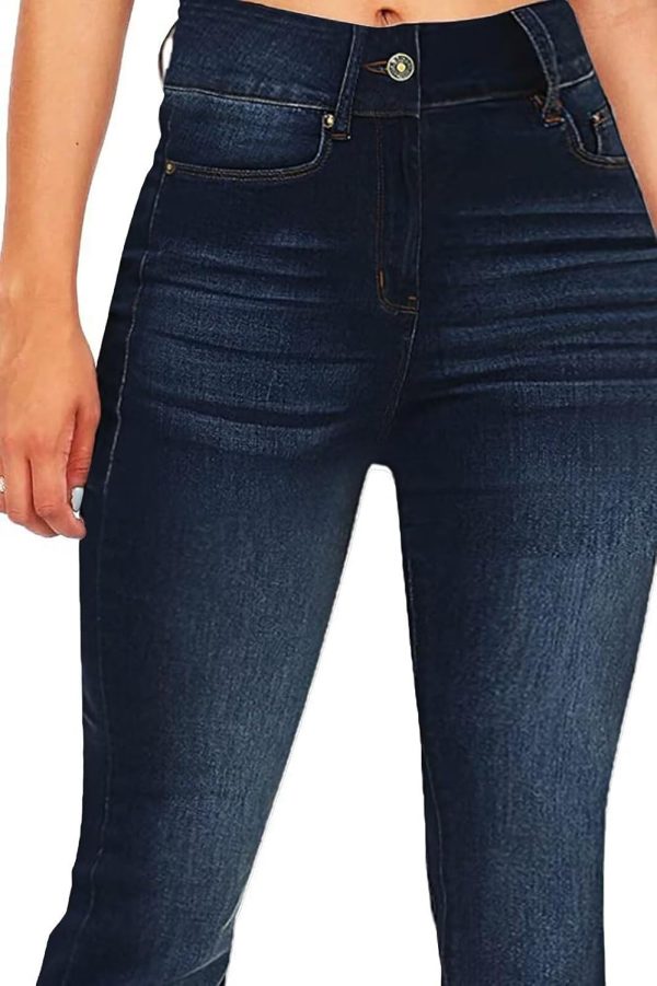 KDF Flare Jeans for Women Women's Bootcut Bell Bottom Jeans High Waisted Stretch Slimming Bell Bottoms Jeans - Image 48