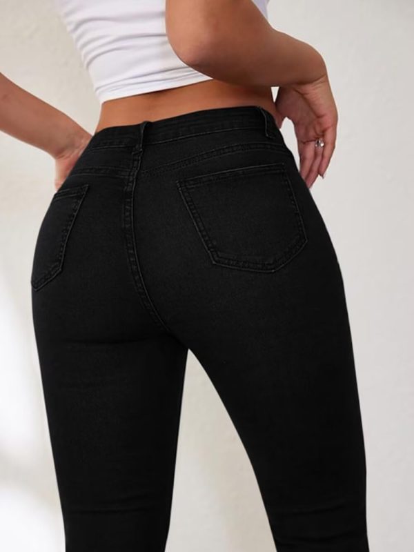 KDF Flare Jeans for Women Women's Bootcut Bell Bottom Jeans High Waisted Stretch Slimming Bell Bottoms Jeans - Image 52