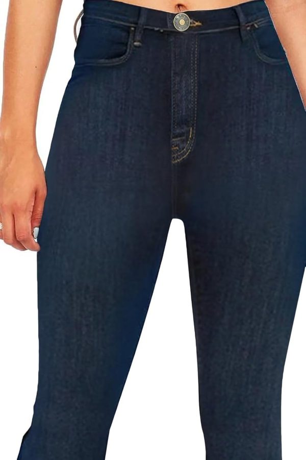 KDF Flare Jeans for Women Women's Bootcut Bell Bottom Jeans High Waisted Stretch Slimming Bell Bottoms Jeans - Image 57