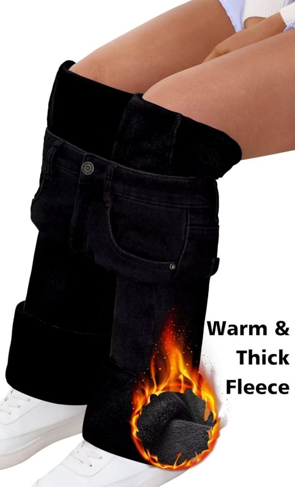 KDF Flare Jeans for Women Women's Bootcut Bell Bottom Jeans High Waisted Stretch Slimming Bell Bottoms Jeans - Image 70