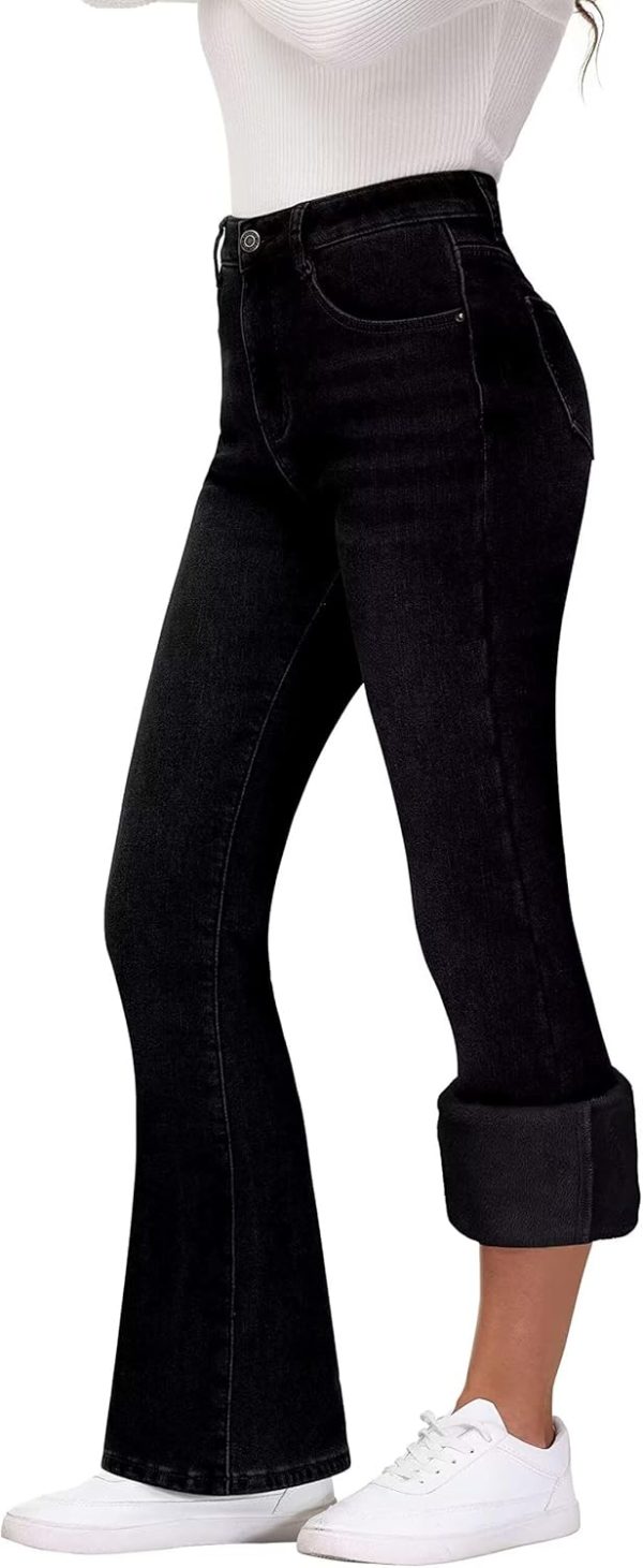 KDF Flare Jeans for Women Women's Bootcut Bell Bottom Jeans High Waisted Stretch Slimming Bell Bottoms Jeans - Image 73