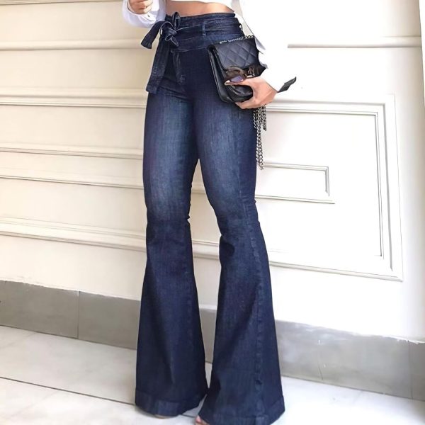 KDF High Waisted Bell Bottom Jeans for Women Flare Jeans for Women Stretch Wide Leg Jeans - Image 52
