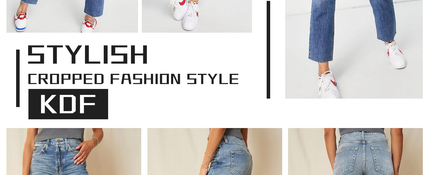 cropped jeans for women