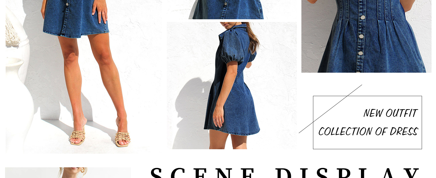 denim dress